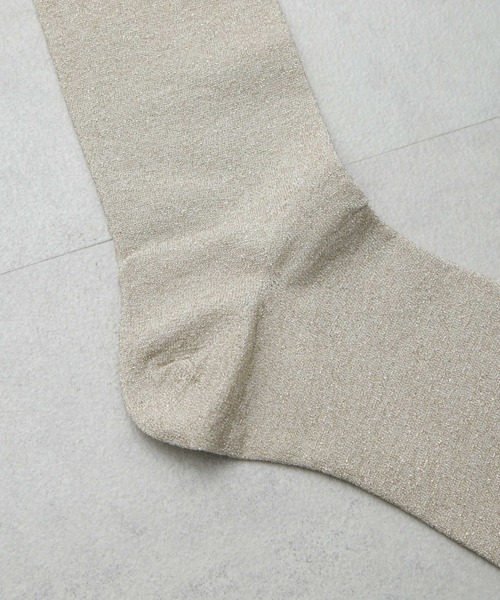 NANO universe(ナノユニバース)の「ラメソックス(ソックス/靴下・レディース・シルバー/ゴールド・FREE)」の7枚目の写真