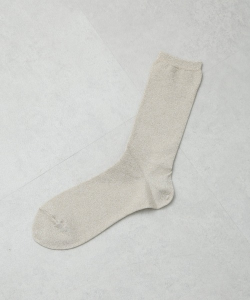 NANO universe(ナノユニバース)の「ラメソックス(ソックス/靴下・レディース・シルバー/ゴールド・FREE)」の9枚目の写真