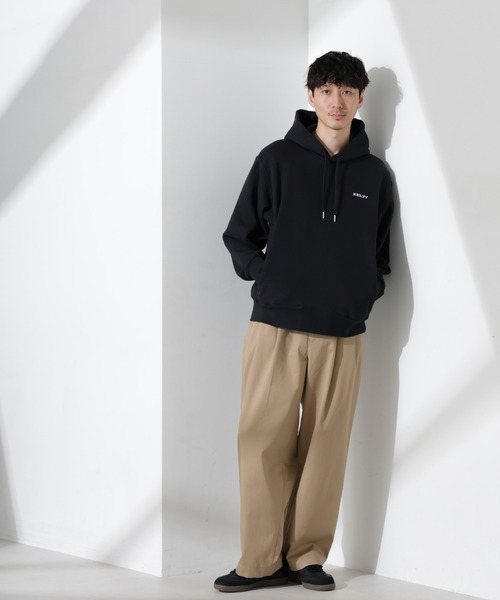 NANO universe（ナノユニバース）の「「KELTY×NANO universe」ミニロゴスウェットパーカー（パーカー・メンズ・ブラック/グレー・S/M/L）」の7枚目の写真