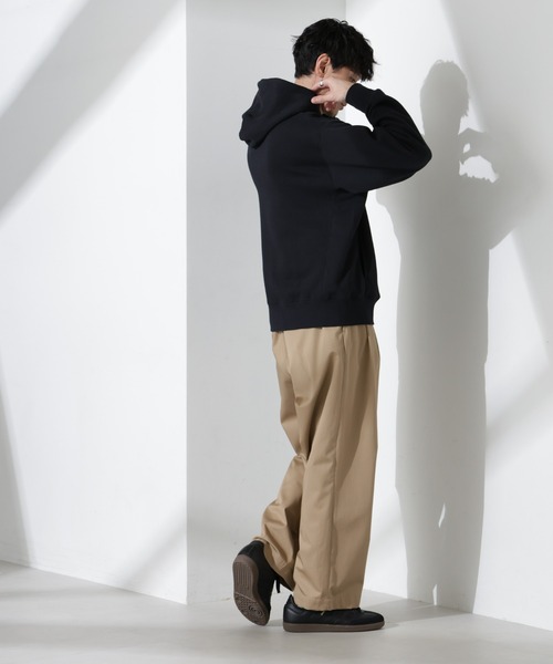 NANO universe（ナノユニバース）の「「KELTY×NANO universe」ミニロゴスウェットパーカー（パーカー・メンズ・ブラック/グレー・S/M/L）」の9枚目の写真