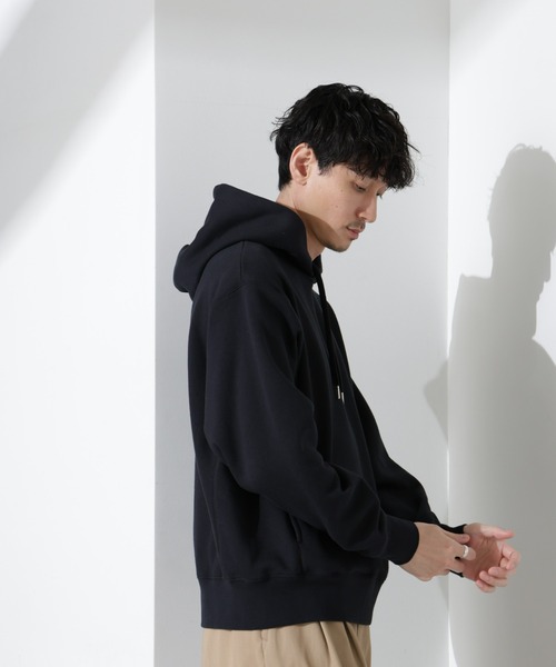 NANO universe（ナノユニバース）の「「KELTY×NANO universe」ミニロゴスウェットパーカー（パーカー・メンズ・ブラック/グレー・S/M/L）」の6枚目の写真