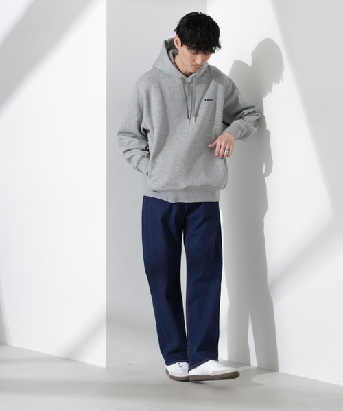 NANO universe（ナノユニバース）の「「KELTY×NANO universe」ミニロゴスウェットパーカー（パーカー・メンズ・ブラック/グレー・S/M/L）」の16枚目の写真