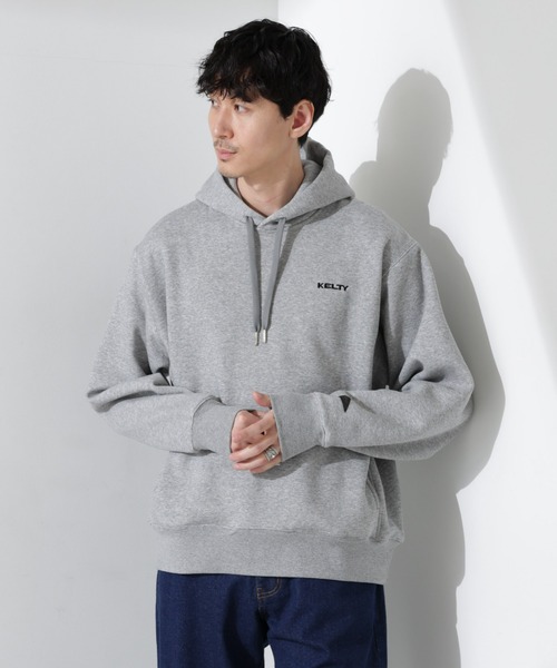 NANO universe（ナノユニバース）の「「KELTY×NANO universe」ミニロゴスウェットパーカー（パーカー・メンズ・ブラック/グレー・S/M/L）」の11枚目の写真