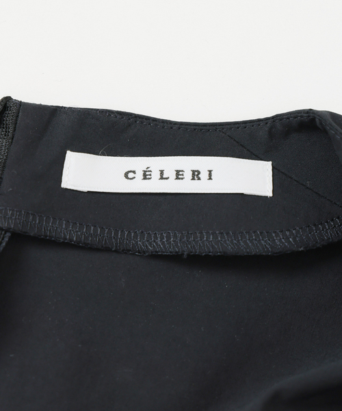 ドゥーズイエムクラス　CELERI黒パフスリーブブラウス 新品未使用 CELERI パフスリーブ シャツ（シャツ／ブラウス）｜Deuxieme