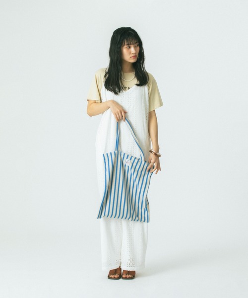 ROSE BUD(ローズバッド)の「(STARSTRIPE)TOTE BAG(トートバッグ・レディース・イエロー/ピンク/ブルー・ONE SIZE)」の6枚目の写真