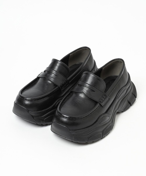 Heather(ヘザー)の「スニーカーソールローファー 308857(ローファー・レディース・アイボリー/ブラック・M/L)」の17枚目の写真