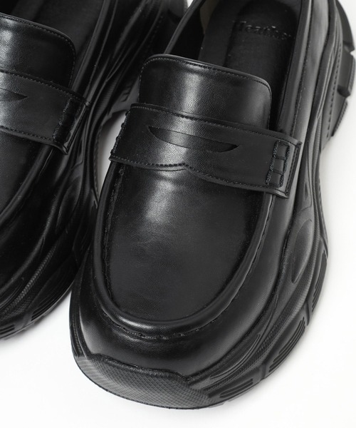 Heather(ヘザー)の「スニーカーソールローファー 308857(ローファー・レディース・アイボリー/ブラック・M/L)」の11枚目の写真