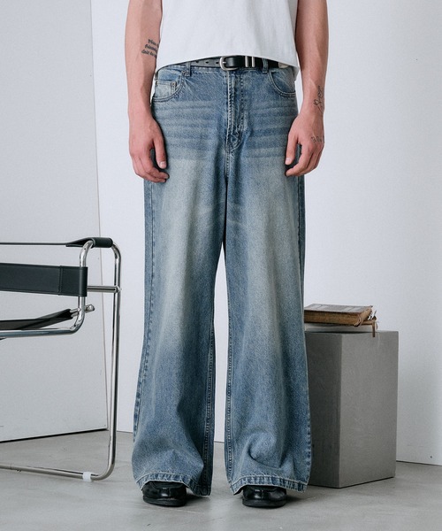 wide baggy denim pants/ワイドバギーデニムパンツ（デニムパンツ