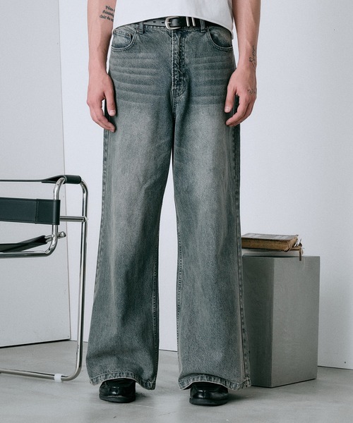 wide baggy denim pants/ワイドバギーデニムパンツ（デニムパンツ