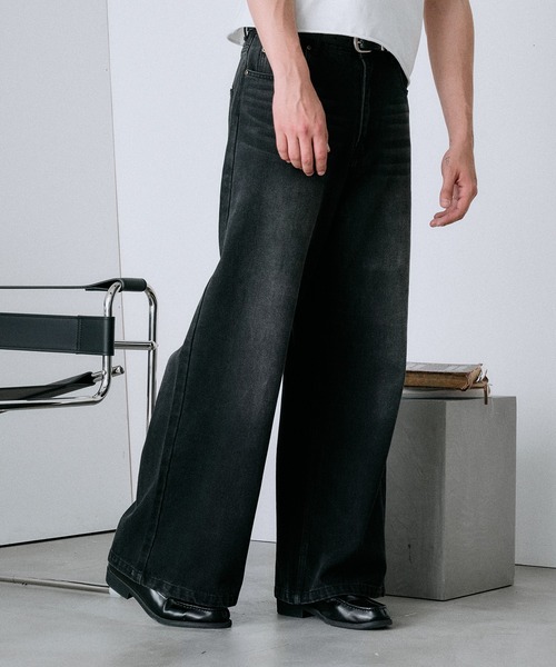 wide baggy denim pants/ワイドバギーデニムパンツ（デニムパンツ
