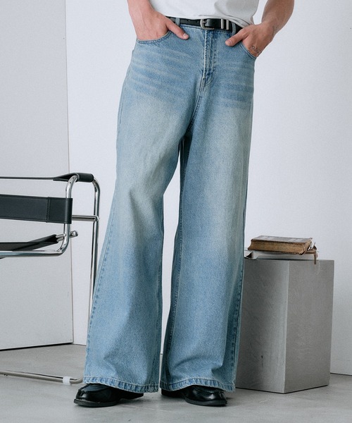 wide baggy denim pants/ワイドバギーデニムパンツ（デニムパンツ