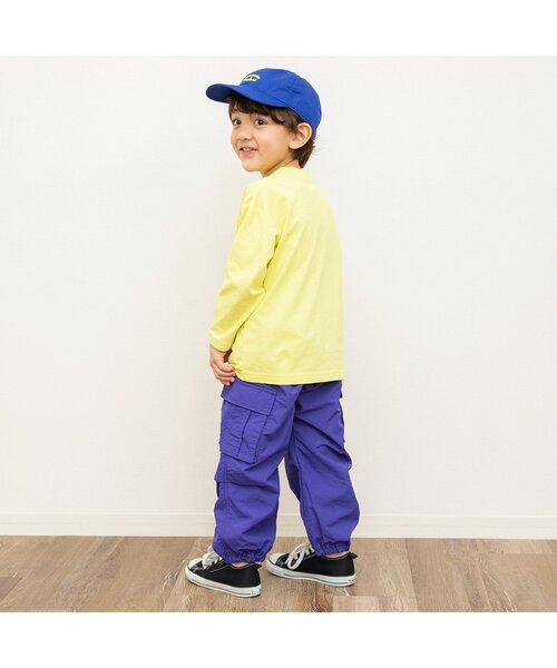 BREEZE（ブリーズ）の「【ジュニア対応】シャカカーゴパンツ（カーゴパンツ・キッズ・ブラック/ブルー/キナリ/ピンク/ライム・80/90/100/110/120/130/140/150）」の10枚目の写真