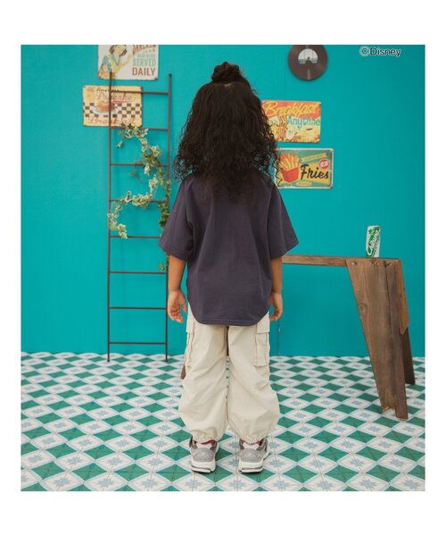 BREEZE（ブリーズ）の「【ジュニア対応】シャカカーゴパンツ（カーゴパンツ・キッズ・ブラック/ブルー/キナリ/ピンク/ライム・80/90/100/110/120/130/140/150）」の12枚目の写真