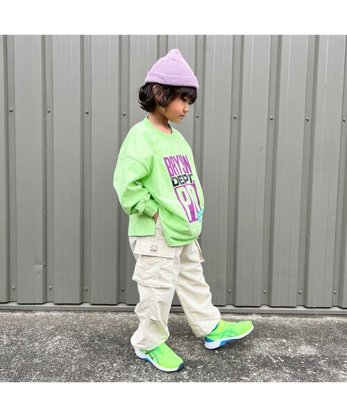 BREEZE（ブリーズ）の「【ジュニア対応】シャカカーゴパンツ（カーゴパンツ・キッズ・ブラック/ブルー/キナリ/ピンク/ライム・80/90/100/110/120/130/140/150）」の13枚目の写真