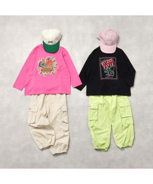 BREEZE（ブリーズ）の「【ジュニア対応】シャカカーゴパンツ（カーゴパンツ・キッズ・ブラック/ブルー/キナリ/ピンク/ライム・80/90/100/110/120/130/140/150）」の19枚目の写真