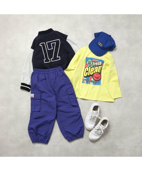 BREEZE（ブリーズ）の「【ジュニア対応】シャカカーゴパンツ（カーゴパンツ・キッズ・ブラック/ブルー/キナリ/ピンク/ライム・80/90/100/110/120/130/140/150）」の20枚目の写真