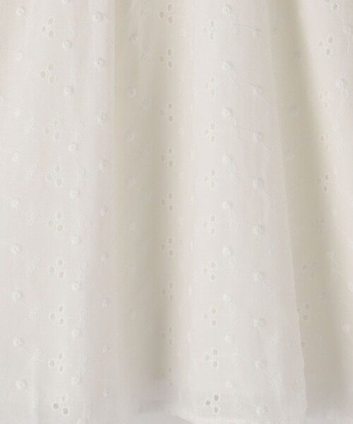 green label relaxing（グリーンレーベルリラクシング）の「バルーンスリーブ ブラウス  / キッズ  100cm-130cm（シャツ/ブラウス・キッズ・ライム/オフホワイト・120cm/110cm/130cm/100cm）」の12枚目の写真