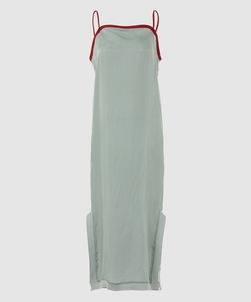 TAN(タン)の「SUEDE LIKE BACK RIB DRESS(ドレス・レディース・ブルー・FREE)」の1枚目の写真