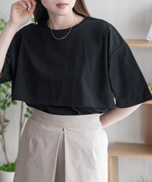 HusHusH レイヤードフリルプルオーバー デザインTシャツ