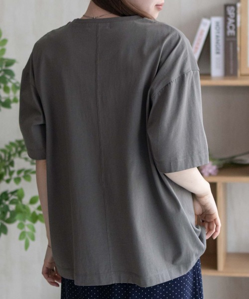 HusHusH(ハッシュアッシュ)の「HusHusH レイヤードフリルプルオーバー デザインTシャツ(Tシャツ/カットソー・レディース・ブラック/オフホワイト/チャコールグレー・M/L)」の16枚目の写真