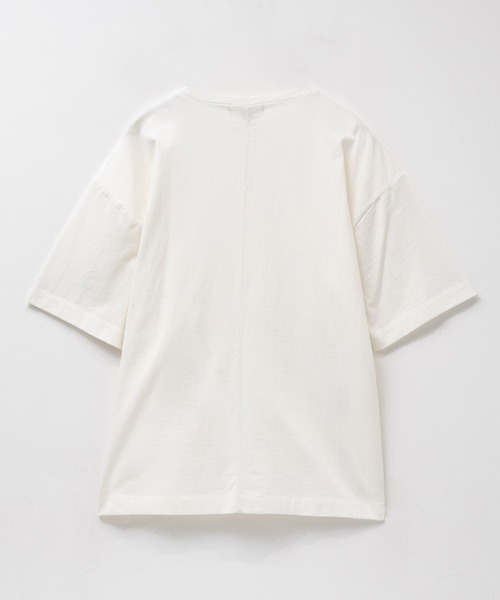 HusHusH(ハッシュアッシュ)の「HusHusH レイヤードフリルプルオーバー デザインTシャツ(Tシャツ/カットソー・レディース・ブラック/オフホワイト/チャコールグレー・M/L)」の19枚目の写真