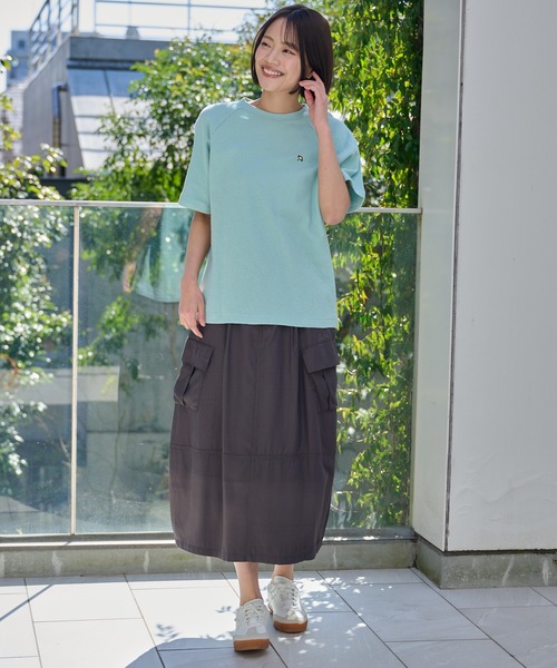 Arnold Palmer（アーノルドパーマー）の「カーゴポケット コクーンスカート（スカート・レディース・チャコールグレー/ベージュ・S/L/M）」の11枚目の写真