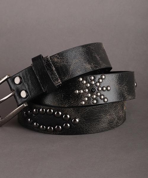 スタッズ ウエスタン 本革 ベルト（ベルト）｜WESTSEA（ウエストシー