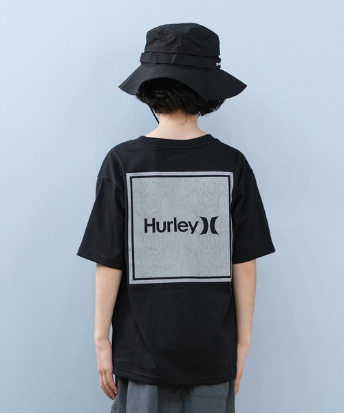 Hurley (ハーレー)の「Hurley/ハーレー SQUARE LOGO OVRSZD SS TEE キッズ Tシャツ BCSS251087(Tシャツ/カットソー・キッズ・グレイッシュベージュ/ブラック/ホワイト・130cm/140cm/150cm/160cm)」の8枚目の写真