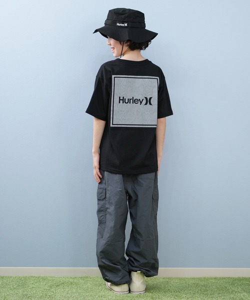 Hurley (ハーレー)の「Hurley/ハーレー SQUARE LOGO OVRSZD SS TEE キッズ Tシャツ BCSS251087(Tシャツ/カットソー・キッズ・グレイッシュベージュ/ブラック/ホワイト・130cm/140cm/150cm/160cm)」の11枚目の写真