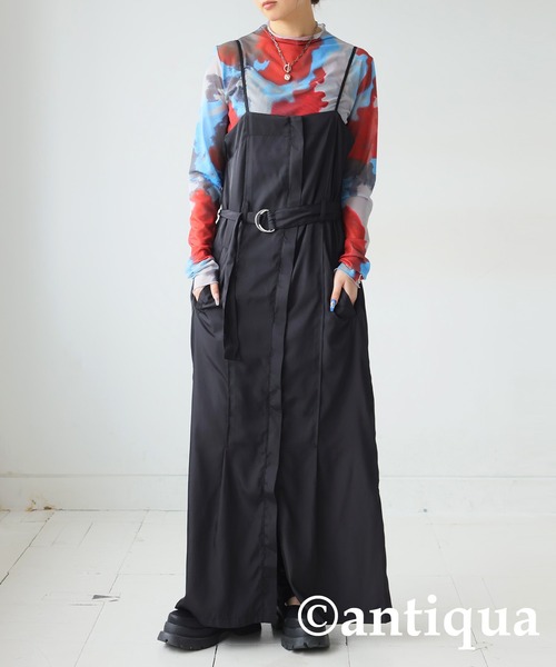 【5サイズ展開/XS/XL】水彩画風ドレープシアーカットソー シアードレープカットソー(カットソー)｜トップス｜FRAY I.D