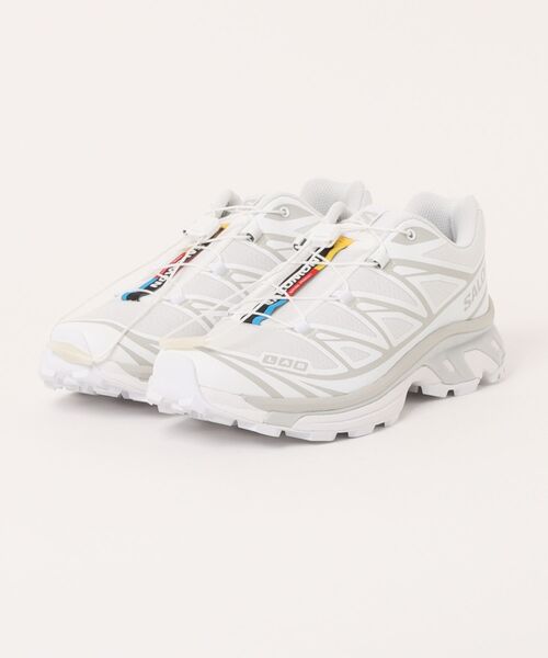SALOMON XT-6 ホワイト スニーカー 24㌢ Amazon | [サロモン スニーカーズ] XT-6 ホワイト 24cm