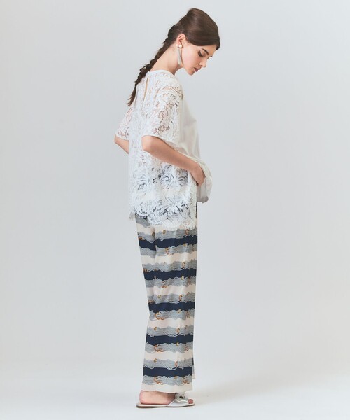 Grace Class パール裏毛トップ Lサイズあり】 【Glossy/グロッシー】ジップ/ ZIP 袖あり/サイド