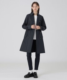 【美品】BLACK LABEL トレンチコート　M/ネイビー BLUE LABEL / BLACK LABEL CRESTBRIDGE｜ブルーレーベル