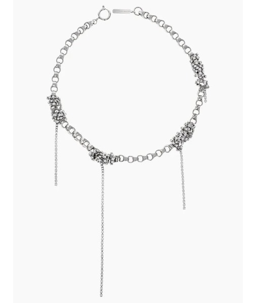 【JUSTINE CLENQUET】シルバー Mia ネックレス JUSTINE CLENQUET/ジュスティーヌ・クランケ/MIA NECKLACE