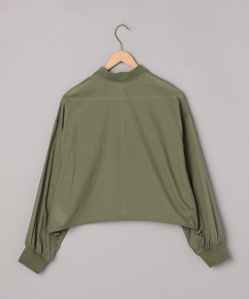 coen（コーエン）の「シアーコットンブルゾン（ブルゾン・レディース・ブラック/オフホワイト/オリーブ・L/M）」の13枚目の写真