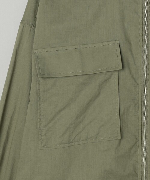 coen（コーエン）の「シアーコットンブルゾン（ブルゾン・レディース・ブラック/オフホワイト/オリーブ・L/M）」の15枚目の写真