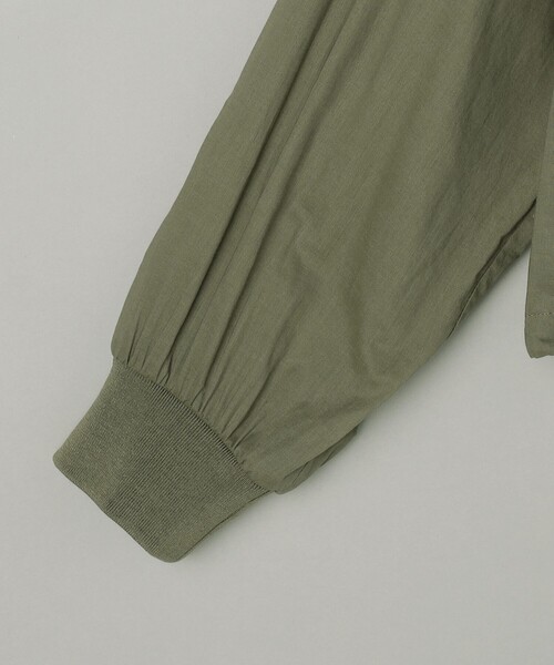 coen（コーエン）の「シアーコットンブルゾン（ブルゾン・レディース・ブラック/オフホワイト/オリーブ・L/M）」の16枚目の写真