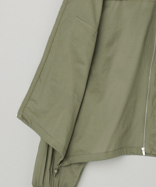 coen（コーエン）の「シアーコットンブルゾン（ブルゾン・レディース・ブラック/オフホワイト/オリーブ・L/M）」の18枚目の写真