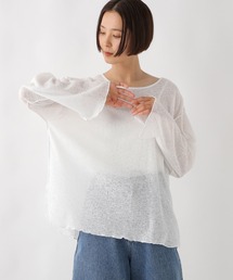 LEPSIM | メランジシアーワッフルプルオーバー　324967(Tシャツ/カットソー)