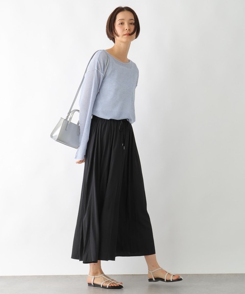 LEPSIM（レプシィム）の「メランジシアーワッフルプルオーバー　324967（Tシャツ/カットソー・レディース・ブルー/オフホワイト/イエロー・FREE）」の14枚目の写真