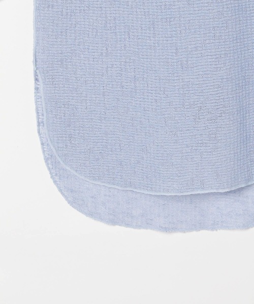 LEPSIM（レプシィム）の「メランジシアーワッフルプルオーバー　324967（Tシャツ/カットソー・レディース・ブルー/オフホワイト/イエロー・FREE）」の19枚目の写真