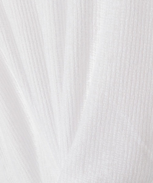 LEPSIM（レプシィム）の「メランジシアーワッフルプルオーバー　324967（Tシャツ/カットソー・レディース・ブルー/オフホワイト/イエロー・FREE）」の21枚目の写真