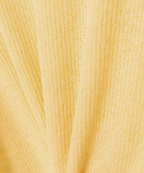 LEPSIM（レプシィム）の「メランジシアーワッフルプルオーバー　324967（Tシャツ/カットソー・レディース・ブルー/オフホワイト/イエロー・FREE）」の22枚目の写真