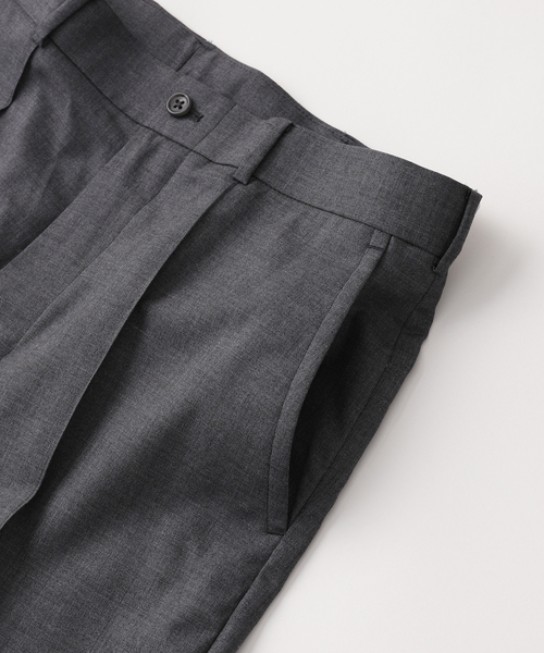 BARRY BRICKEN ウールグレースラックス BARRY BRICKEN / バリーブリッケンチノ】ウールトロ PANTS
