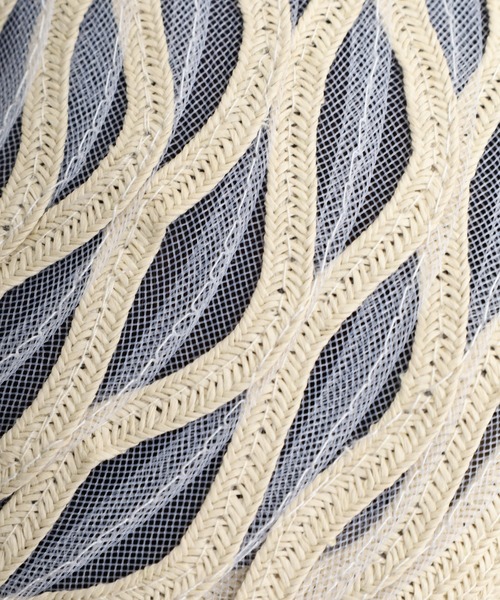 Sense of Grace(センスオブグレース)の「流線デザイン ブレードベレー帽(ハンチング/ベレー帽・レディース・ナチュラル/ブラック/ベージュ・FREE)」の4枚目の写真