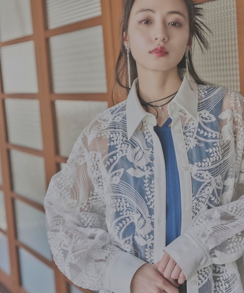 HARE（ハレ）の「レースBIGシャツ(HARE)（シャツ/ブラウス）」 - WEAR