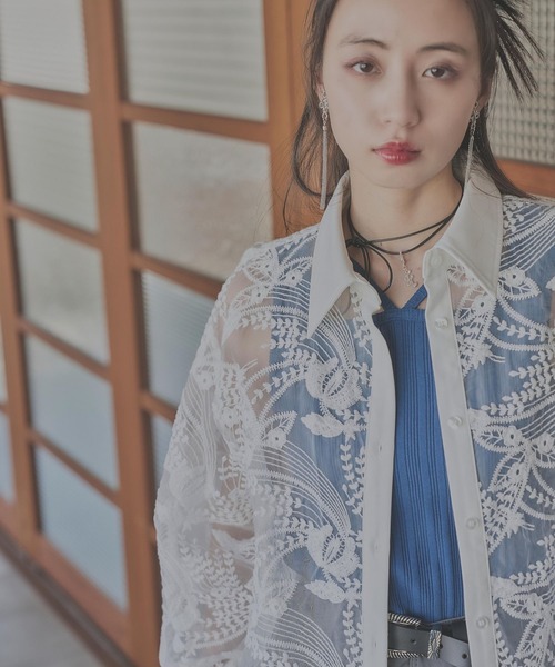 HARE（ハレ）の「レースBIGシャツ(HARE)（シャツ/ブラウス）」 - WEAR