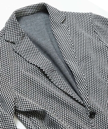 MK MICHEL KLEIN HOMME | 【ラスト1/洗える 】フェザーへリンボンジャケット(テーラードジャケット)