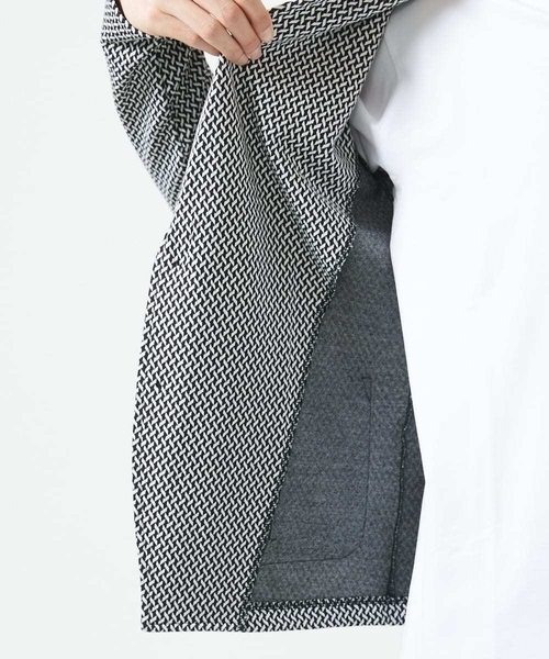 MK MICHEL KLEIN HOMME (エムケーミッシェルクランオム)の「【ラスト1/洗える 】フェザーへリンボンジャケット(テーラードジャケット・メンズ・ライトブラウン/ブラック・46/51/48)」の21枚目の写真