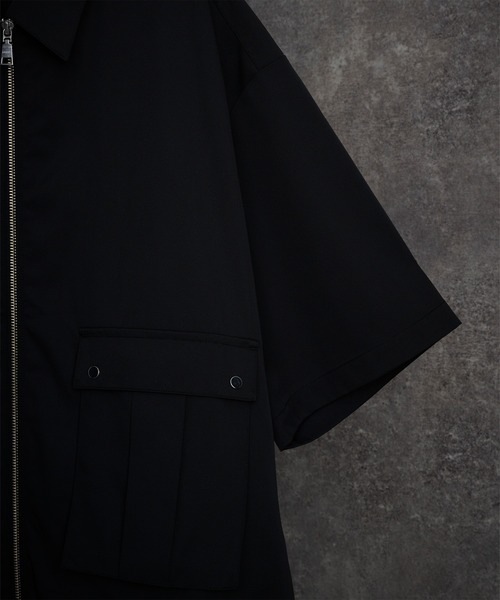 【ADRER】 ミリタリースーパーギミックシャツブルゾン（ブラック／M） BUZZ RICKSON'S/バズリクソンズ】「Type BLACK M-51 PARKA